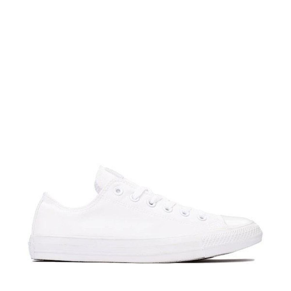 Classic Low-Top Canvas Sneakers in White
